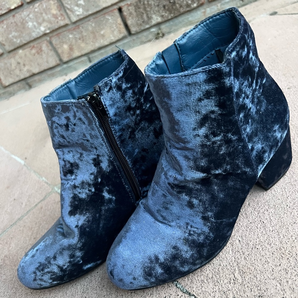 Blue Suede Boots